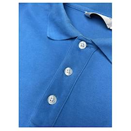 Yves Saint Laurent-YVES SAINT LAURENT Polo shirts T.International M Cotton-Blue