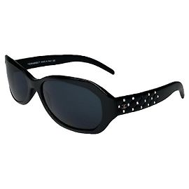 Occhiali da sole in plastica nera Chanel Nero
