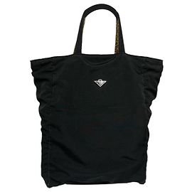 Bottega Veneta schwarze Polyester-Handtasche Schwarz