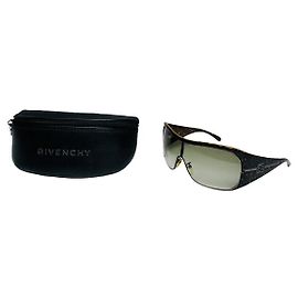 Óculos de sol de plástico preto Givenchy Preto