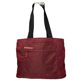Sac à main en polyester bordeaux Prada Bordeaux