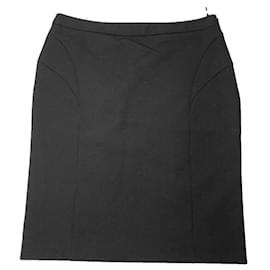 Prada Black Polyester Skirt Black