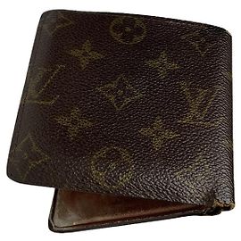 Sac en cuir marron Louis Vuitton Marron