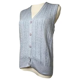 Dior-DIOR Tops T.International M Wool-Turquoise
