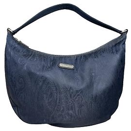 Sac à main en polyester bleu Etro Bleu