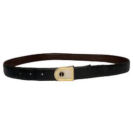 Alfred Dunhill DUNHILL Black Leather Belt Black