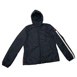 Schwarze Polyesterjacke von Prada Schwarz