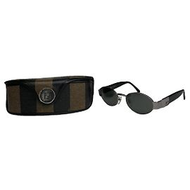 Fendi Black Plastic Sunglasses Black