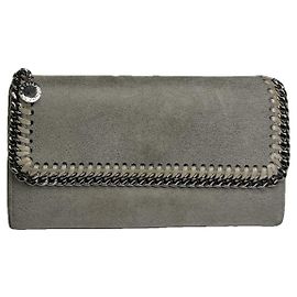 Stella Mc Cartney Stella McCartney Grey Leather Wallet Grey