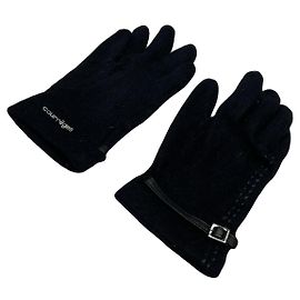 Courreges Courrèges Navy Wool Glove Navy blue