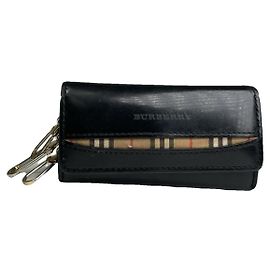 Bolsa de couro preto Burberry Preto