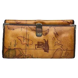 Autre Marque ALVIERO MARTINI Orange Leather Wallet Orange