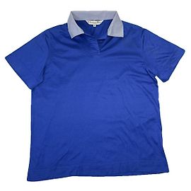 Christian Dior Polo de algodón azul Dior Homme Azul