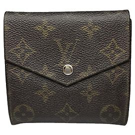 Louis Vuitton Vénus Brown Leather Wallet Brown