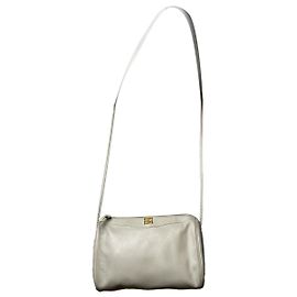 Sac à main en cuir blanc Givenchy 4G Blanc