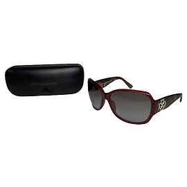 Salvatore Ferragamo Red Plastic Sunglasses Red