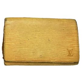 Louis Vuitton Twist Yellow Leather Wallet Yellow