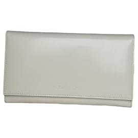 Dior-Dior Miss Dior White Patent Leather Wallet-White