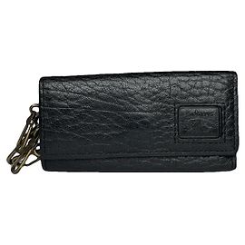 Borsa in pelle nera Burberry Nero