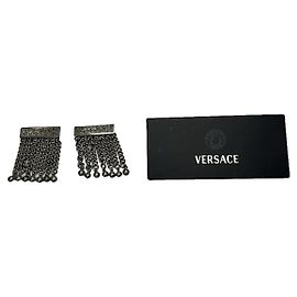 Ensemble de bijoux en métal anthracite Versace Gris anthracite