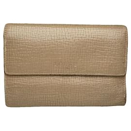 Loewe Puzzle Brown Leather Wallet Brown