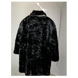 Fendi-FENDI Coats T.International L Leather-Black