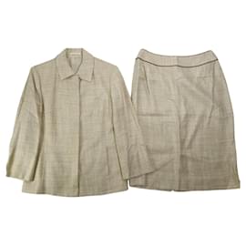 Burberry-BURBERRY Trench coats T.International L Linen-Beige