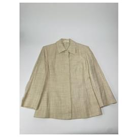 Burberry-BURBERRY Trench coats T.International L Linen-Beige