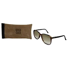 Givenchy Brown Plastic Sunglasses Brown