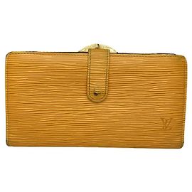 Louis Vuitton Twist Orange Leather Wallet Orange