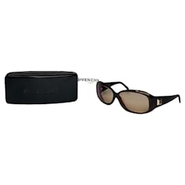 Givenchy Brown Plastic Sunglasses Brown
