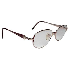 Gafas de sol de metal dorado Yves Saint Laurent Dorado