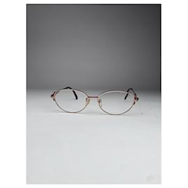 Yves Saint Laurent-YVES SAINT LAURENT Sunglasses T.  Metal-Golden