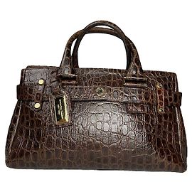 Autre Marque Bolsa de couro marrom Samantha Thavasa Marrom