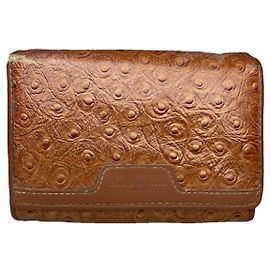 Autre Marque Non Signé / Unsigned Brown Leather Wallet Brown