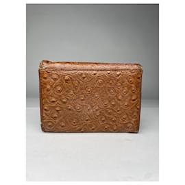 Autre Marque-NON SIGNE / UNSIGNED Wallets T.  Leather-Brown
