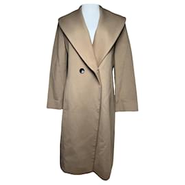 Loro Piana-LORO PIANA Trench coats T.International L Wool-Camel