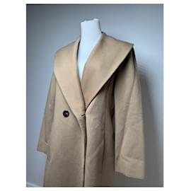 Loro Piana-LORO PIANA Trench coats T.International L Wool-Camel