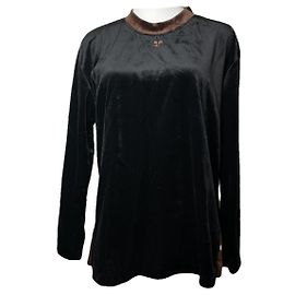 Courreges Courrèges Black Polyester Knitwear & Sweatshirt Black