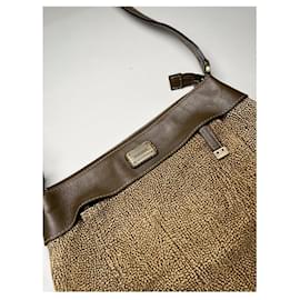 Autre Marque-BORBONESE Handbags T.  Leather-Brown