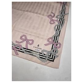 Lanvin-LANVIN Scarves T.  Silk-Pink