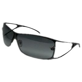 Versace Anthracite Metal Sunglasses Dark grey