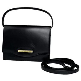 Givenchy Whip schwarze Lederhandtasche Schwarz
