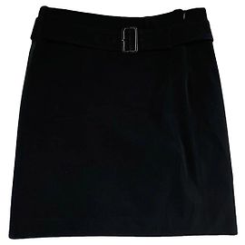 Prada Black Cotton Skirt Black