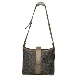 Yves Saint Laurent Grey Leather Handbag Grey