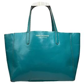 Bolsa de couro azul Junya Watanabe Azul