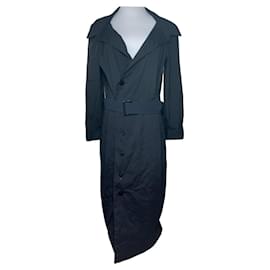 Jean Paul Gaultier-JEAN PAUL GAULTIER Trench coats T.International M Cotton-Black