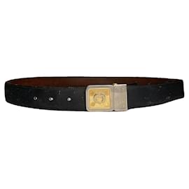 Autre Marque-NON SIGNE / UNSIGNED Belts T.cm 95 Leather-Black