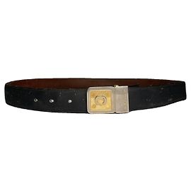 Autre Marque Mila Schön Concept schwarzer Ledergürtel Schwarz
