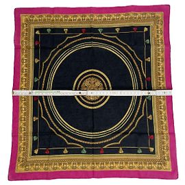 Céline Celine Other Silk Scarf Black